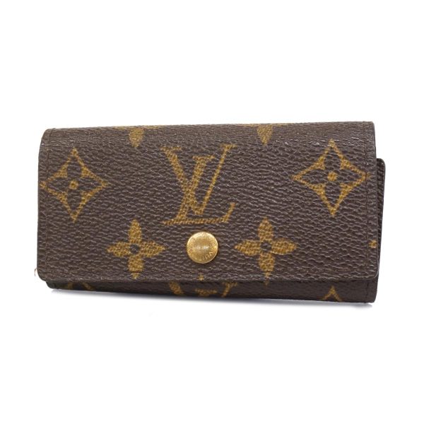 1240001039688 1 Louis Vuitton Key Case Monogram Multicle 4 Brown