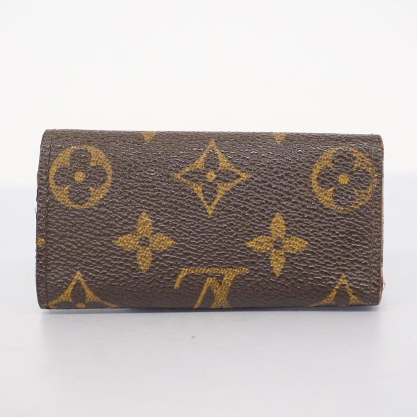 1240001039688 12 Louis Vuitton Key Case Monogram Multicle 4 Brown