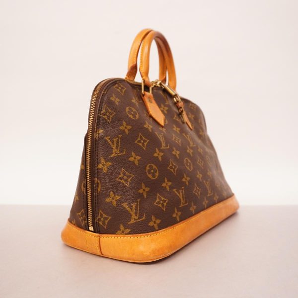 1240001039732 2 Louis Vuitton Handbag Monogram Alma Brown