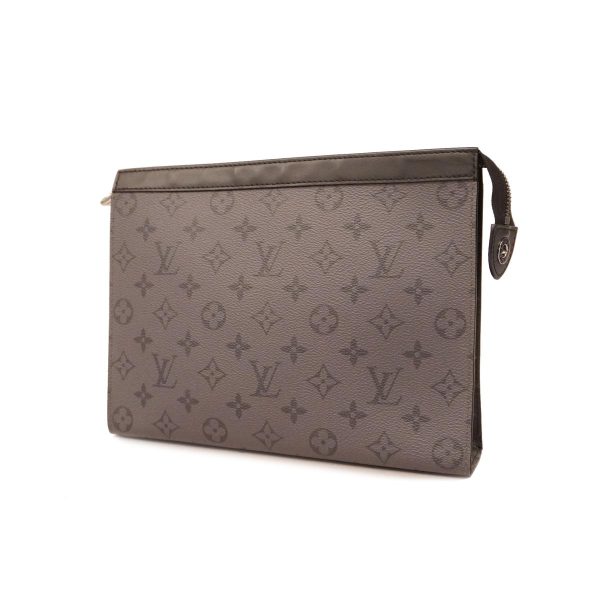 1240001039737 1 Louis Vuitton Clutch Bag Pochette Voyage Gray