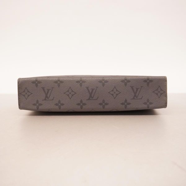 1240001039737 3 Louis Vuitton Clutch Bag Pochette Voyage Gray