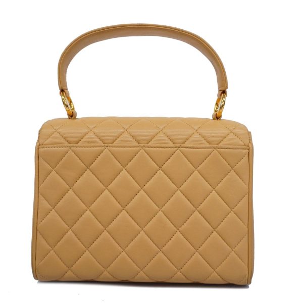 1240001039741 9 Chanel Handbag Matelasse Beige Gold Hardware