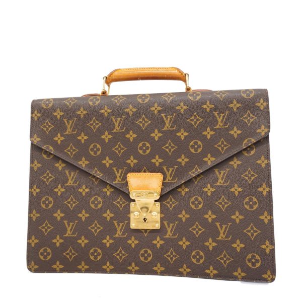 1240001039763 1 Louis Vuitton Briefcase Serviette Conseil Brown