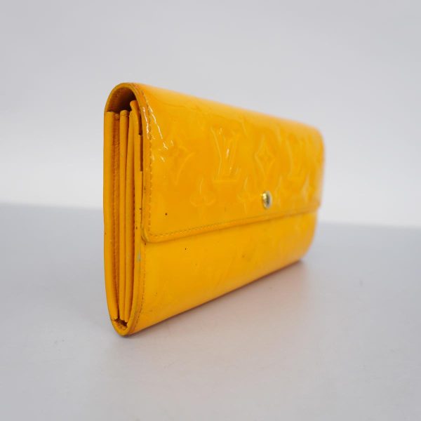 1240001039785 2 Louis Vuitton Long Wallet Sara Jaune Passion