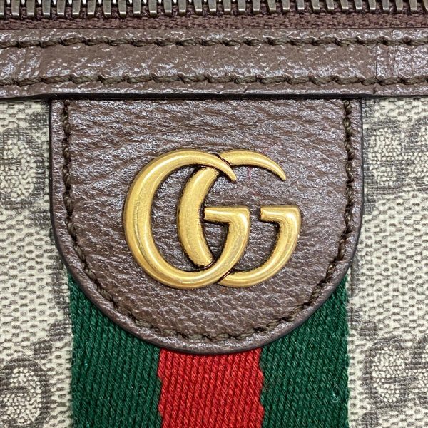 1240001039801 9 Gucci Shoulder Bag Ophidia Leather Brown Beige