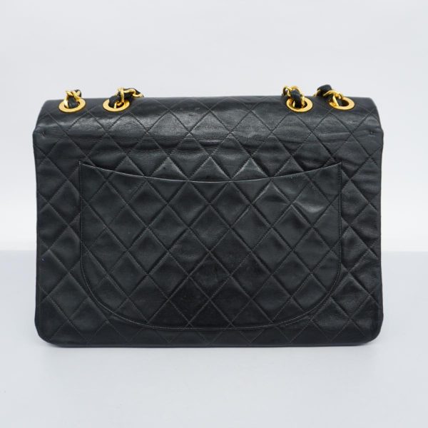 1240001039805 14 Chanel Shoulder Matelasse W Chain Lambskin Black