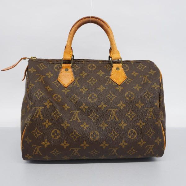 1240001039816 17 Louis Vuitton Handbag Monogram Speedy 30 Brown