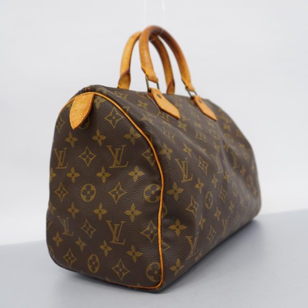 1240001039816 2 Louis Vuitton Handbag Monogram Speedy 30 Brown