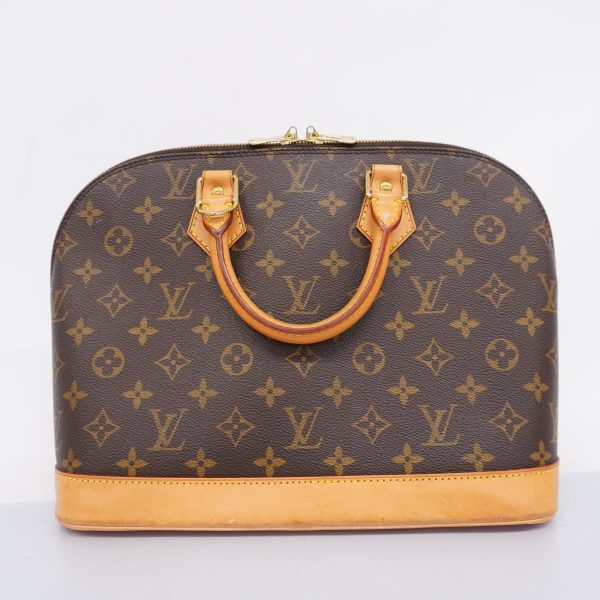 1240001039902 12 Louis Vuitton Handbag Monogram Alma Brown