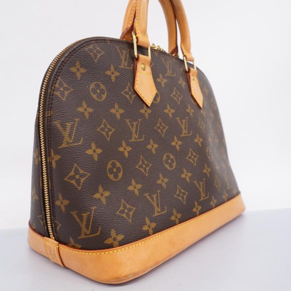 1240001039902 2 Louis Vuitton Handbag Monogram Alma Brown