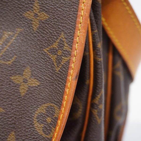 1240001039932 13 Louis Vuitton Shoulder Monogram Saumur 35 Brown