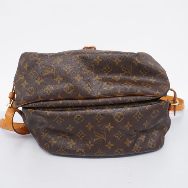 1240001039932 3 Louis Vuitton Shoulder Monogram Saumur 35 Brown