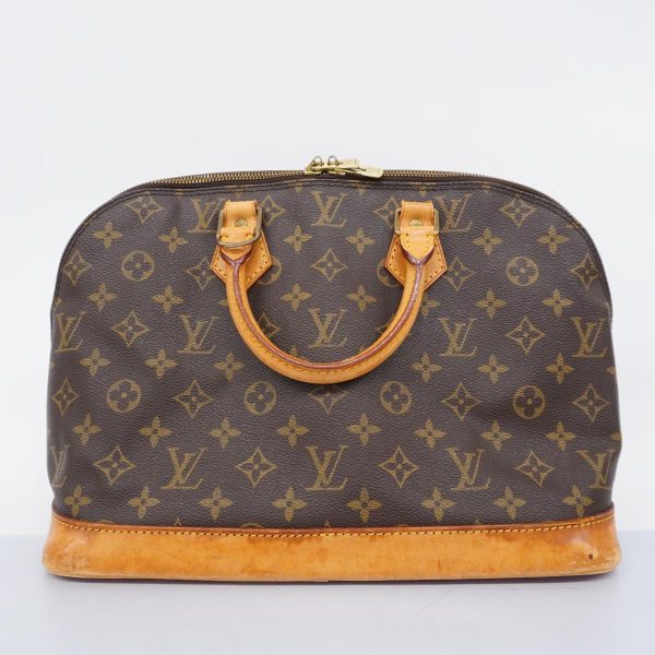 1240001039971 12 Louis Vuitton Handbag Monogram Alma Brown