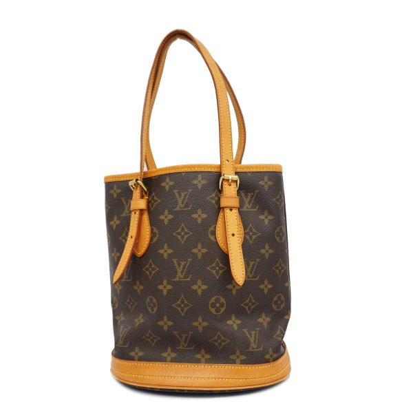 1240001040063 1 Louis Vuitton Tote Bag Monogram Bucket PM Brown