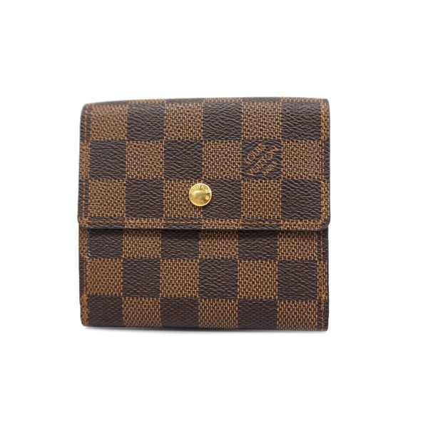 1240001040065 1 Louis Vuitton Wallet Damier Portefeuil Elise Ebene