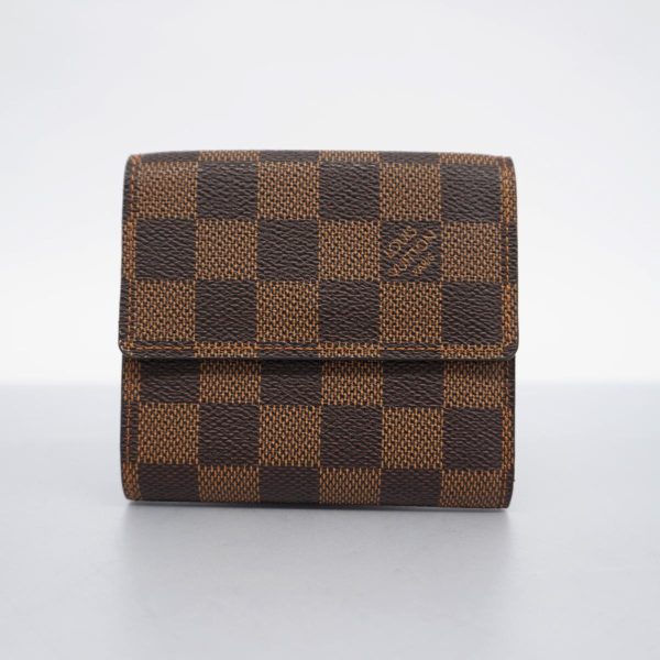 1240001040065 7 Louis Vuitton Wallet Damier Portefeuil Elise Ebene