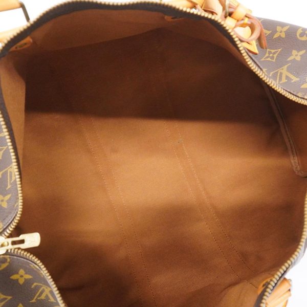 1240001040137 4 Louis Vuitton Boston Bag Monogram Keepall 50 Brown