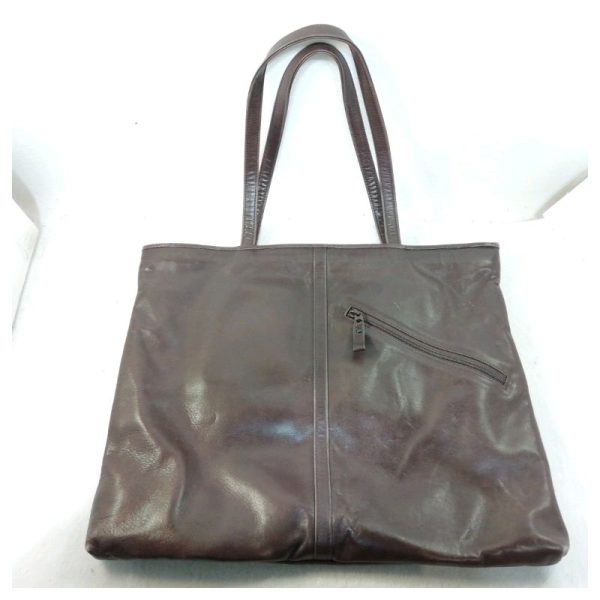 1240001064432 2 Petit Point Michiko Kuke Petit Point Leather Tote Bag Brown