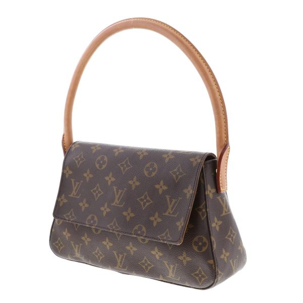 1240002021029 2 Louis Vuitton Mini Looping Bag Shoulder Monogram Brown