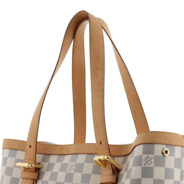 1240002021383 4 Louis Vuitton Hamposted MM Bag Damier Azur White