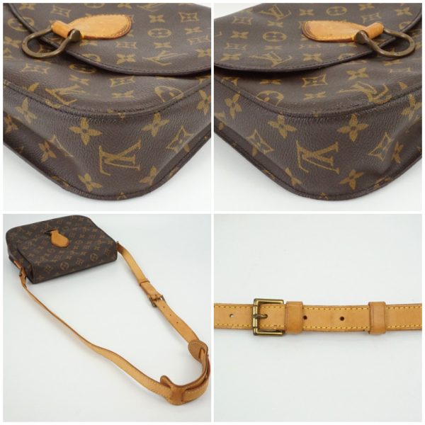 1240002039272 4 Louis Vuitton Saint Cloud GM Monogram Canvas Shoulder Bag