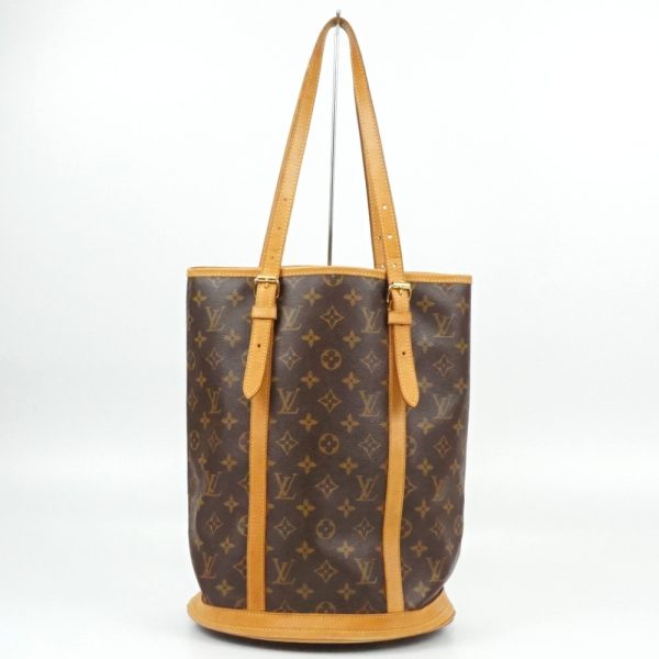 1240002040988 2 Louis Vuitton Bucket GM Monogram Canvas Shoulder Bag Brown