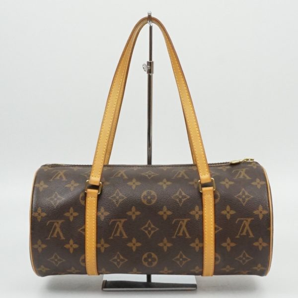 1240002044278 2 Louis Vuitton Papillon Handbag Canvas Brown