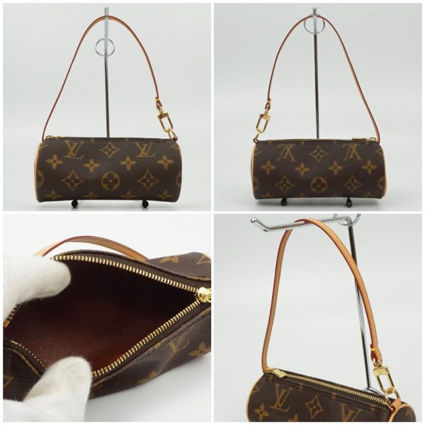 1240002044278 6 Louis Vuitton Papillon Handbag Canvas Brown