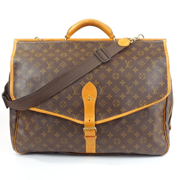 1240002049309 1 Louis Vuitton Saccious Monogram Boston Bag Brown