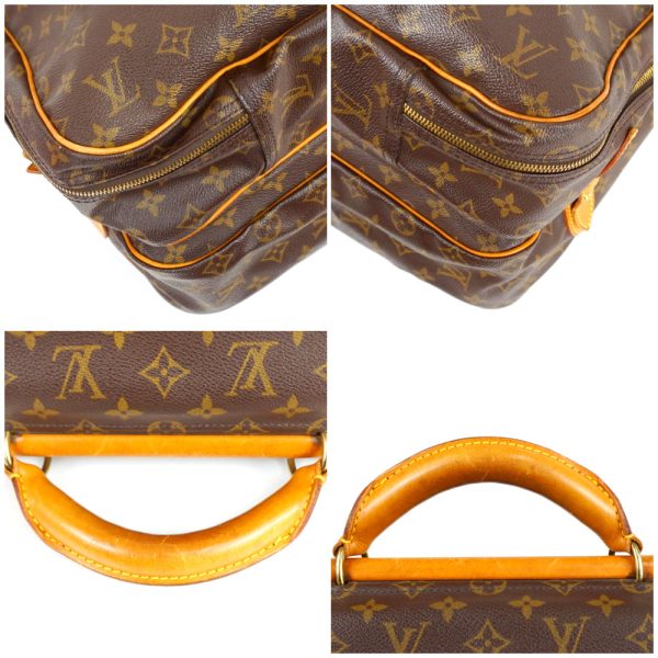 1240002049309 4 Louis Vuitton Saccious Monogram Boston Bag Brown