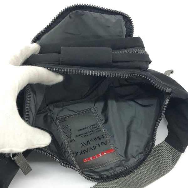 1240002219839 4 Prada Sports Body Bag Black