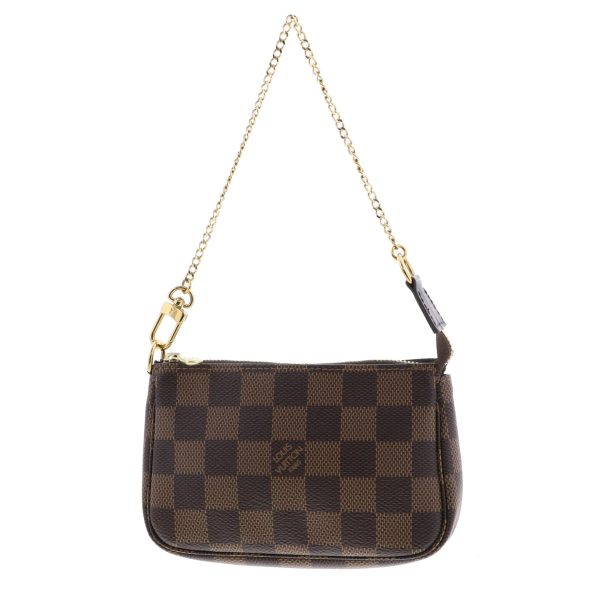 1240004029494 1 Louis Vuitton Mini Pochette Accessory Bag Damier Ebene