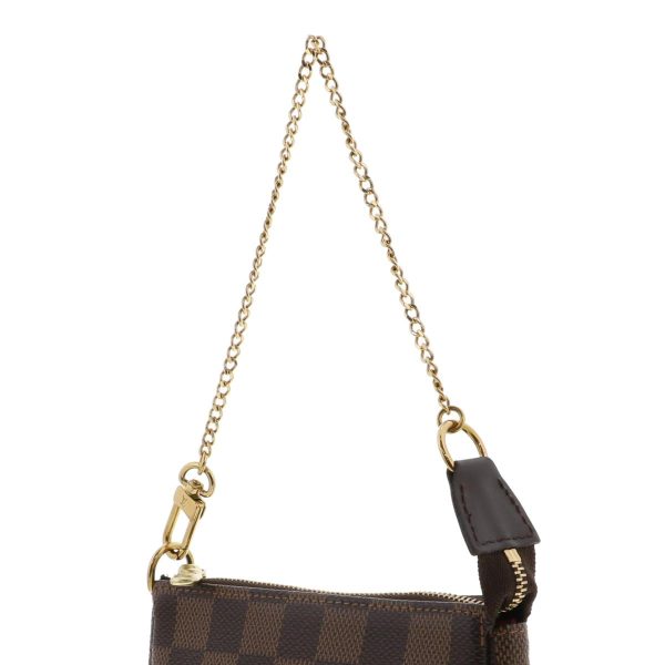 1240004029494 3 Louis Vuitton Mini Pochette Accessory Bag Damier Ebene