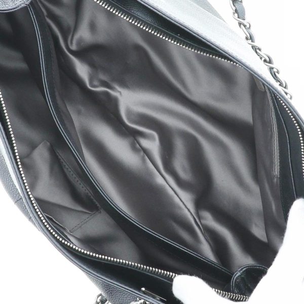 1240005025541 6 1 Chanel Chain Shoulder Messenger Bag Black Silver