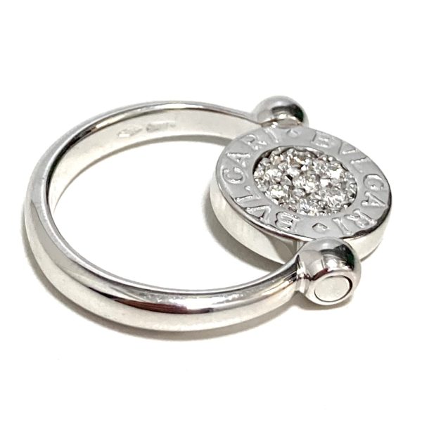 1240007007705 5 BVLGARI White Gold Diamond Ring Flip