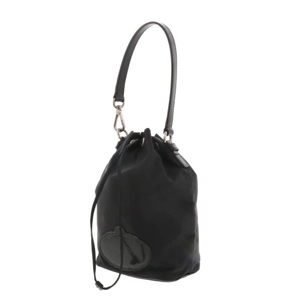 1240007026644 2 Prada Nylon Drawstring Handbag Black