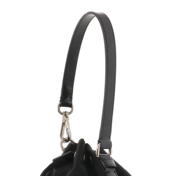 1240007026644 3 Prada Nylon Drawstring Handbag Black