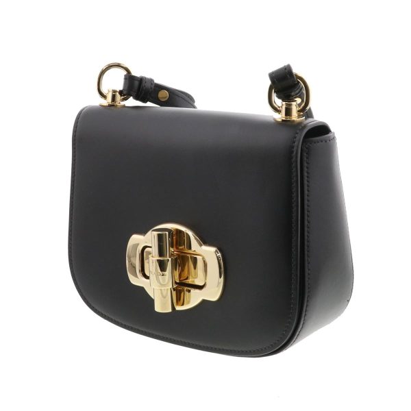 1240007027148 2 Prada Leather Shoulder Bag Black