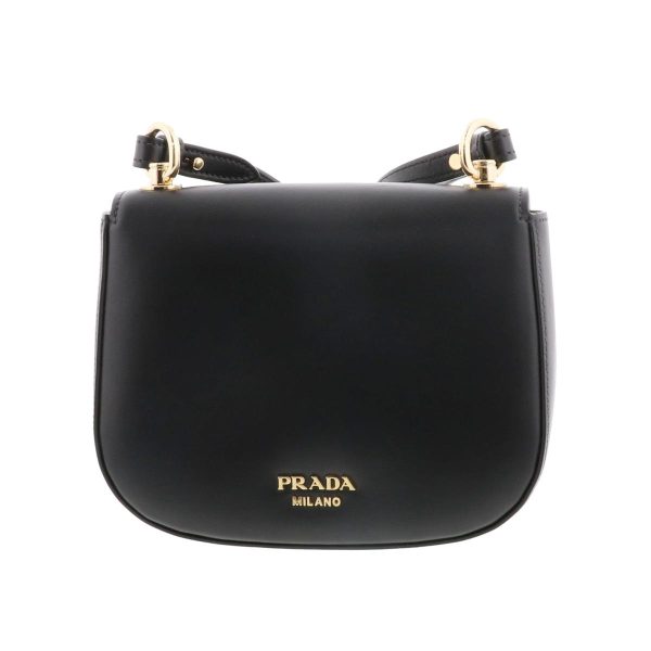 1240007027148 3 Prada Leather Shoulder Bag Black