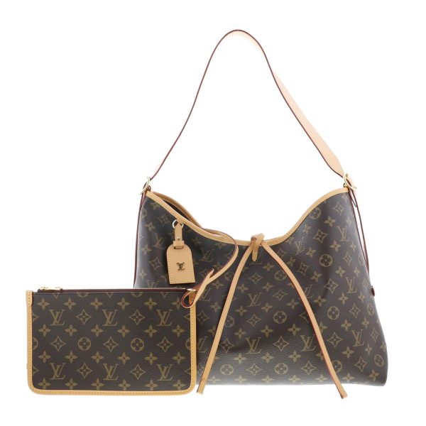 1240009003931 1 Louis Vuitton Carriol NM MM Tote Bag Monogram Brown