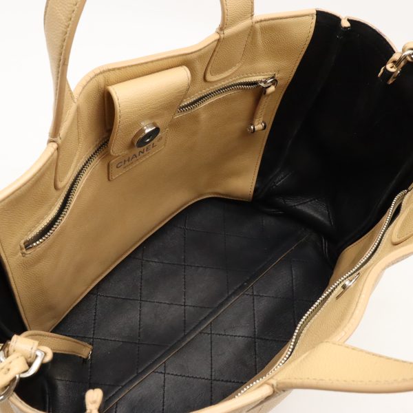 12400240 5 Chanel Wild Stitch Turnlock Shoulder Bag Calfskin Black Gold