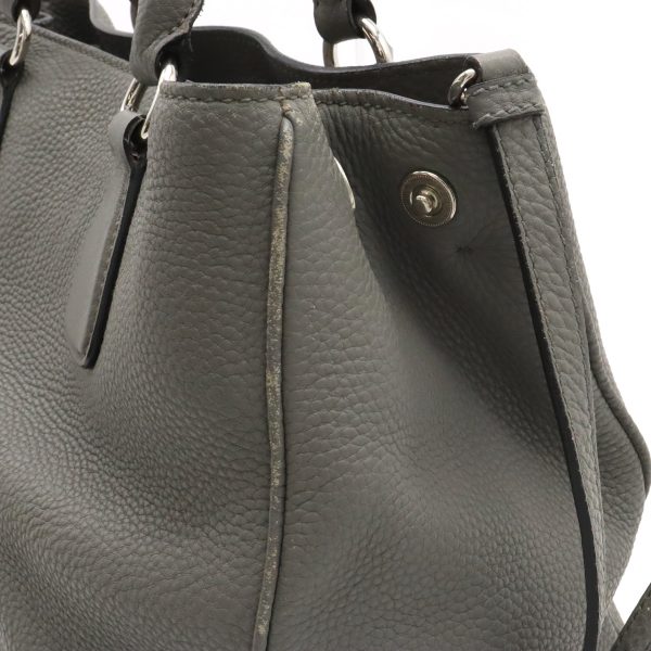 12400279 8 PRADA Tote 2WAY Crossbody Shoulder Bag Gray