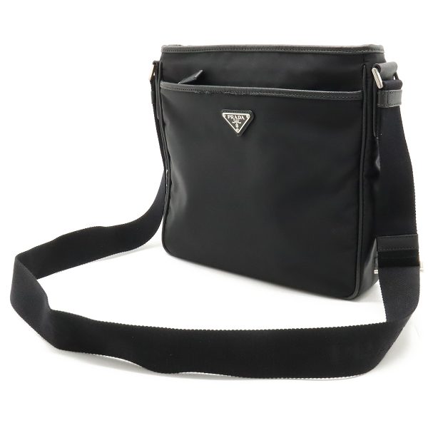 12400444 2 Prada Shoulder Bag Nylon Black