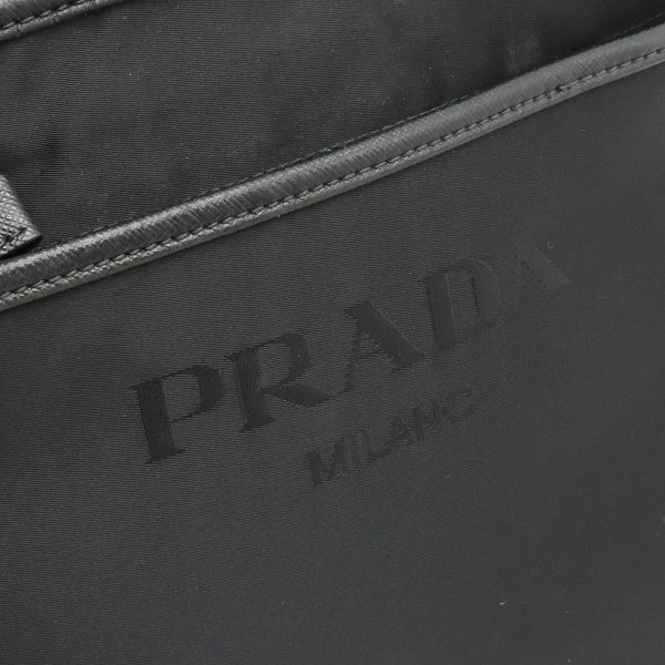 12400444 7 Prada Shoulder Bag Nylon Black