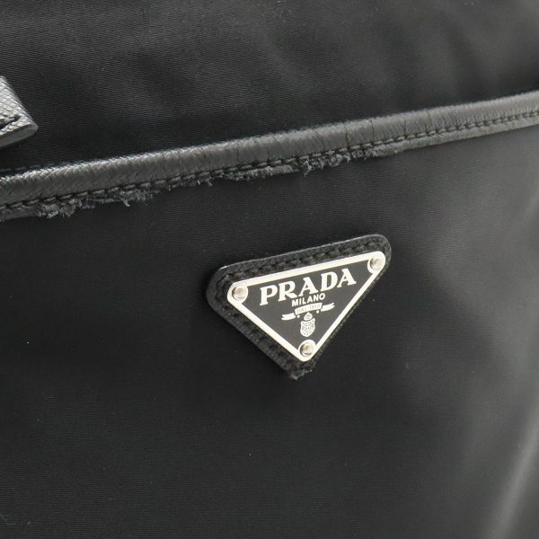 12400444 8 Prada Shoulder Bag Nylon Black