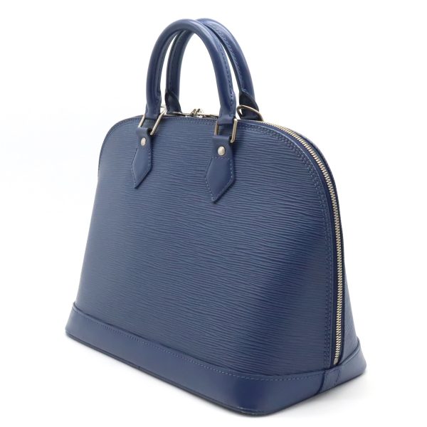 12400469 2 LOUIS VUITTON Alma handbag Myrtille Blue