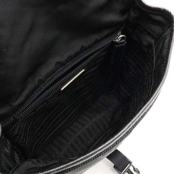 12400578 5 Prada Shoulder Bag Nylon Black