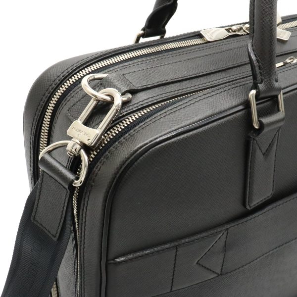 12400579 8 LOUIS VUITTON Taiga Neo Alexander Business Bag Black