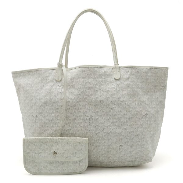 12400588 1 Goyard Saint Louis GM Tote Bag White Gray