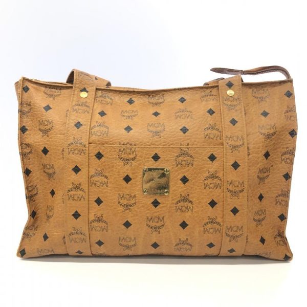 1240066143742 1 MCM Logogram Tote Bag Camel